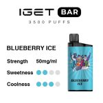 blueberry ice iget bar flavours