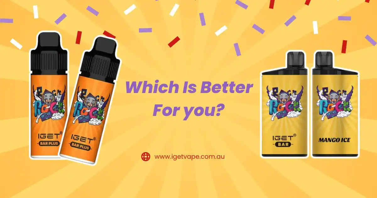 IGET Bar Plus Vs IGET Bar banner - 2