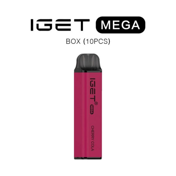 IGET Mega Box (10PCS) - Cherry Cola