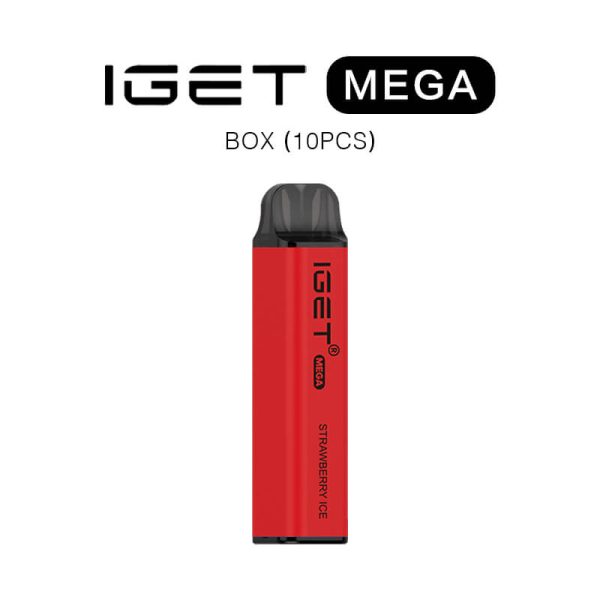 IGET Mega Box (10PCS) - Strawberry Ice