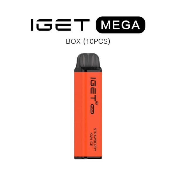 IGET Mega Box (10PCS) - Strawberry Kiwi Ice