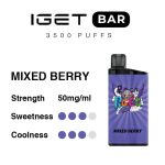 mixed berry iget bar flavours