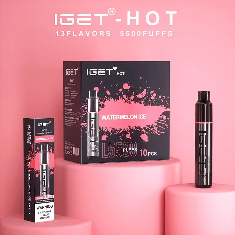 watermelon ice iget hot 5500 flavours